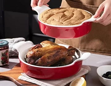 맞춤형 원형 베이킹 팬-세라믹 파이 팬-대량 오븐용-3