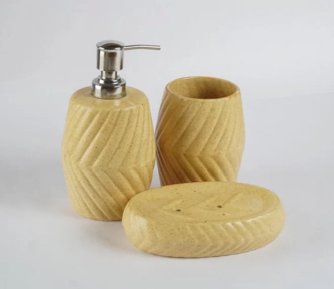 rustic-custom-bath-set-in-bulk-ceramic-soap-dish-and-dispenser-5