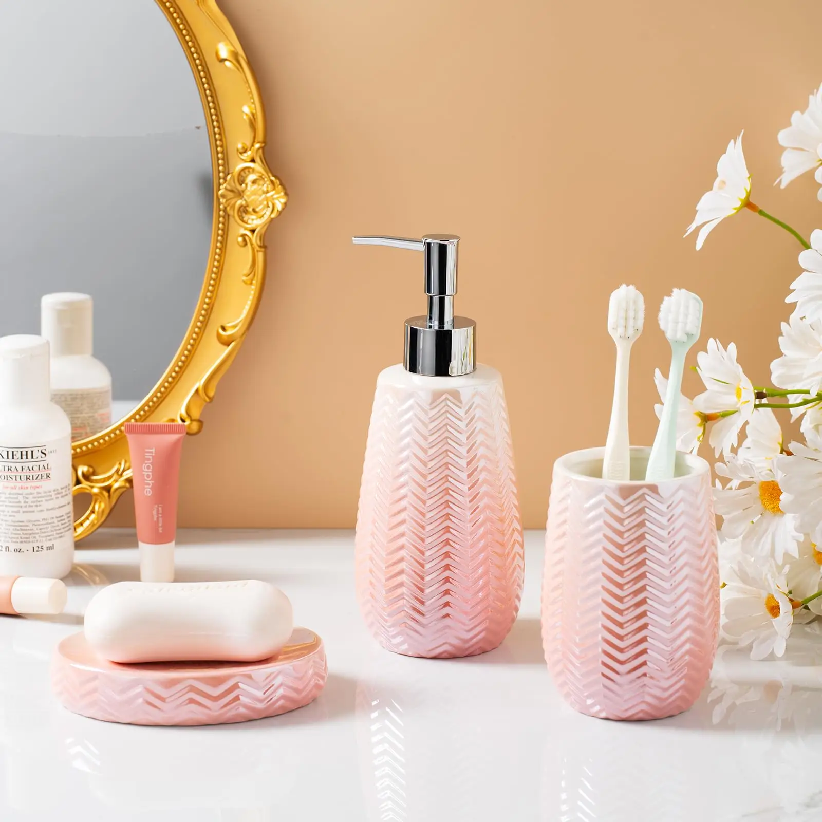 gradient-pink-bathroom-set-wholesale-ceramic-bath-accessories-supply-3
