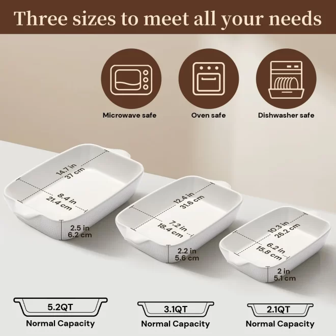 white-wholesale-baking-dish-sets-custom-ceramic-bakeware-2