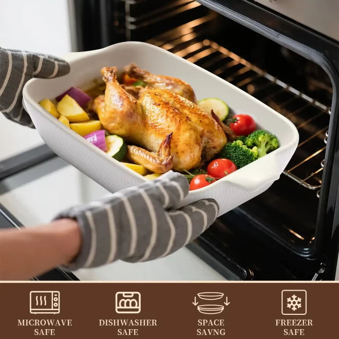 white-wholesale-baking-dish-sets-custom-ceramic-bakeware-4