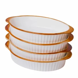 Oval Ceramic Baking Dish Wholesale, Custom Baking Pan Supply