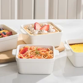 Wholesale Small Baking Pans, Square Ceramic Bakeware Supply