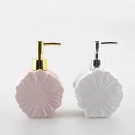 Bulk Custom Soap Dispenser Bottle with Flower Shape