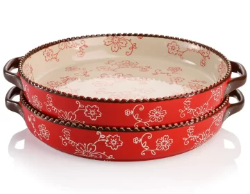 retro-red-round-baking-pan-wholesale-ceramic-bakeware-bulk-6