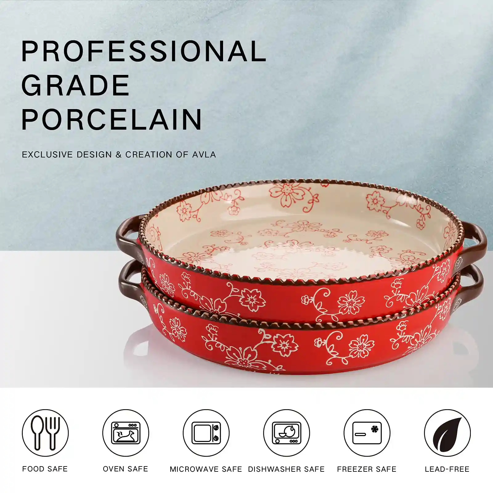 retro-red-round-baking-pan-wholesale-ceramic-bakeware-bulk-1