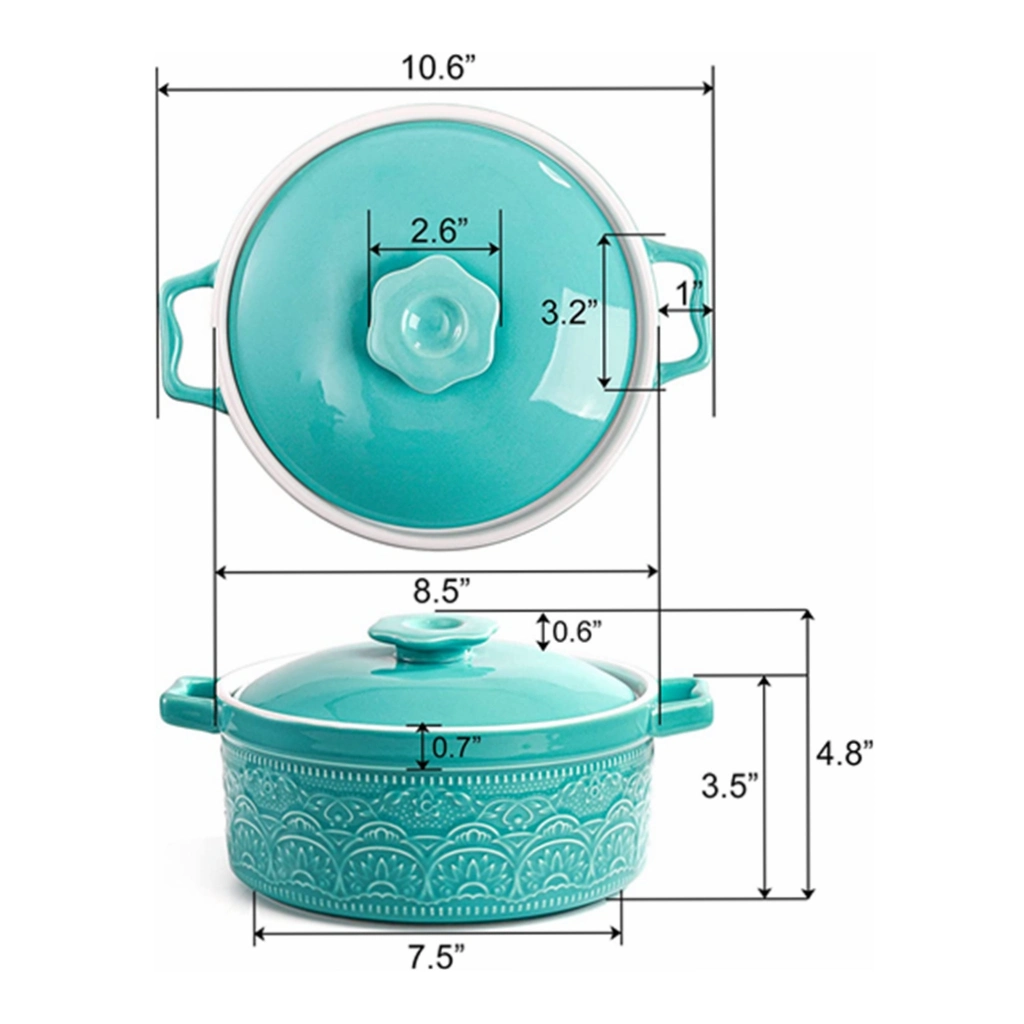 turquoise-wholesale-casserole-dish-with-lid-ceramic-bakeware-4