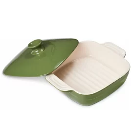 Wholesale Oven Casserole Dish​, Green Ceramic Bakeware Bulk