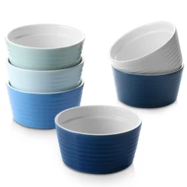 Custom Ramekin with Various Colors, Bulk Ceramic Souffle Pan