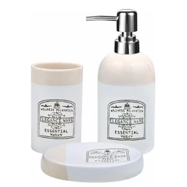 Hotel Bathroom Set Wholesale, Custom Ceramic Bath Accessory